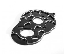 B5M 3-Gear Vented Motor Plate. Black