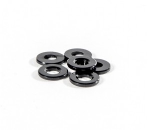 Black Ballstud Washers, 3.0mm Thick