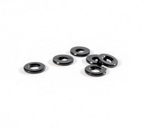 Black Ballstud Washers, 3.0mm Thick