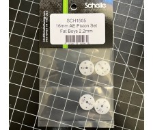 16mm Pro-Built 5 Hole Fat Boys [2.2mm] Piston Set