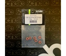 1/8th Silicone Diff O-rings (Red, 1.8mm)