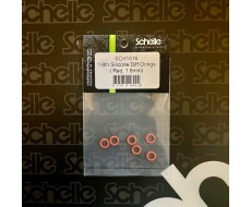 1/8th Silicone Diff O-rings (Red, 1.8mm)